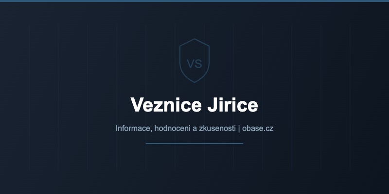 Věznice Jiřice — vstup do areálu