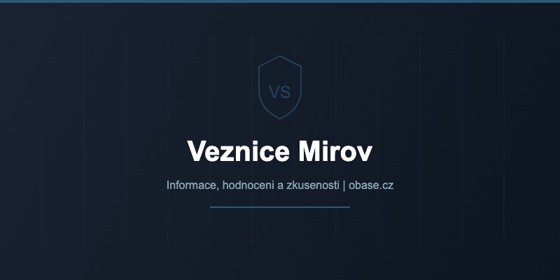 Věznice Mírov — celkový pohled na areál