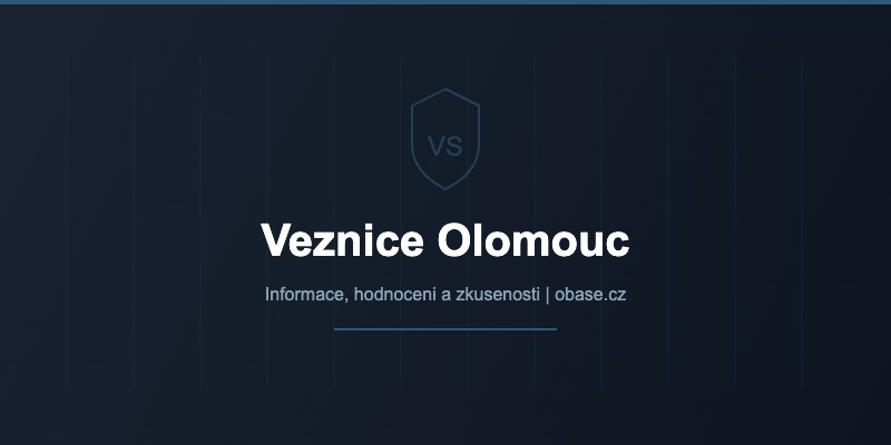 Vazební věznice Olomouc — celkový pohled na areál
