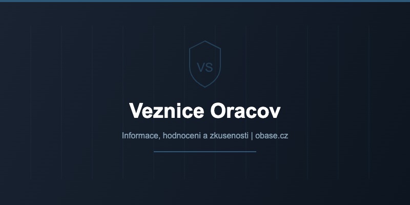Věznice Oráčov — celkový pohled na areál