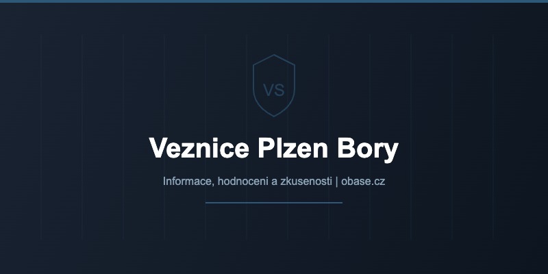 Věznice Plzeň Bory — celkový pohled na areál
