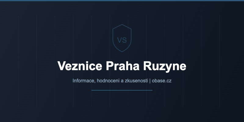 Vazební věznice Praha Ruzyně — celkový pohled na areál