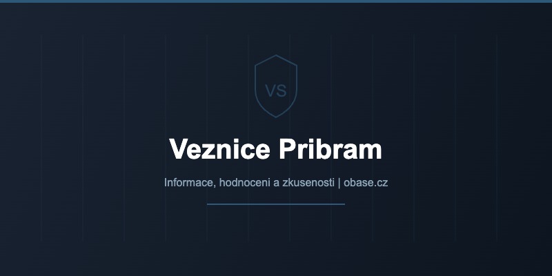 Věznice Příbram — celkový pohled na areál