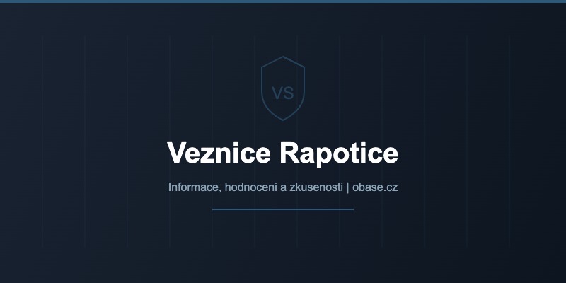 Věznice Rapotice — celkový pohled na areál