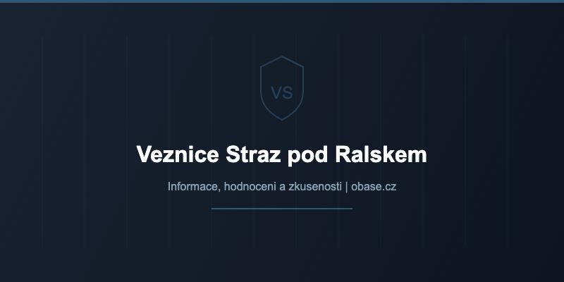 Věznice Stráž pod Ralskem — celkový pohled na areál