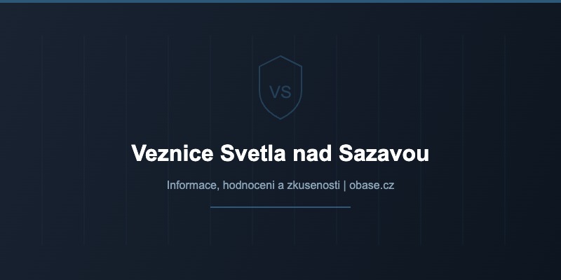 Věznice Světlá nad Sázavou — celkový pohled na areál