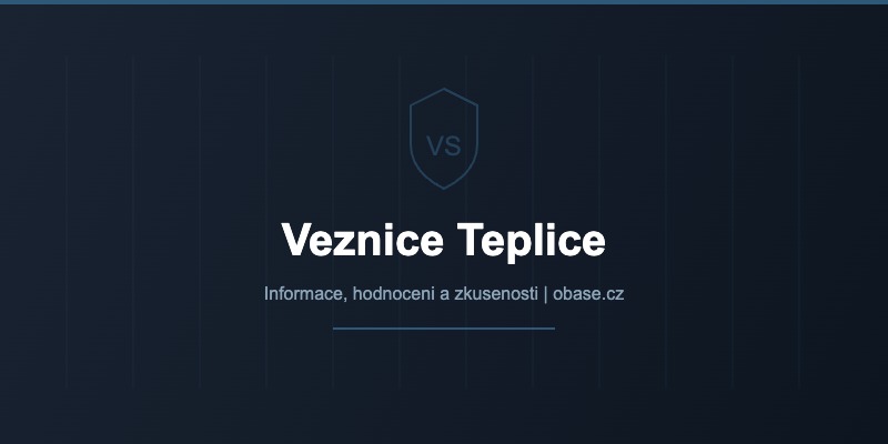 Vazební věznice Teplice — pohled na budovu