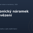 Ilustrační grafika k článku o elektronickém náramku jako alternativě k vězení